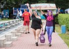 Freibadfest140719mgo041  Castrop-Rauxel. Der Tauchverein TC Tümmler beim "Tag des Bades" im Freibad.   14.07.2019  Foto: Martin Goldhahn : Vereine, Sport, Wassersport, Tauchen