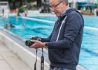 Freibadfest140719mgo075  Castrop-Rauxel. Der Tauchverein TC Tümmler beim "Tag des Bades" im Freibad.   14.07.2019  Foto: Martin Goldhahn : Vereine, Sport, Wassersport, Tauchen