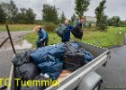 TCT Muellsammeln050920mgo23  Castrop-Rauxel. TC Tümmler beteiligt sich an der Aktion "Sauberes Castrop-Rauxel" und sammelt Müll im Stadtteil Ickern.   05.09.2020  Foto: Martin Goldhahn : Vereine, Freizeit, Müll, Umweltschutz, Ehrenamt, Gesellschaft, Städte, Natur